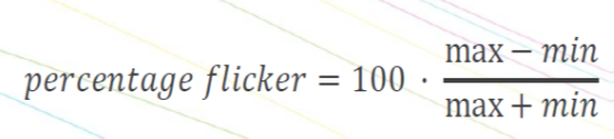 フリッカー（ちらつき）の測定21