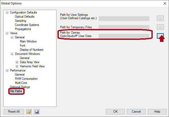 Zemax OpticStudio®からの光学系のインポート02