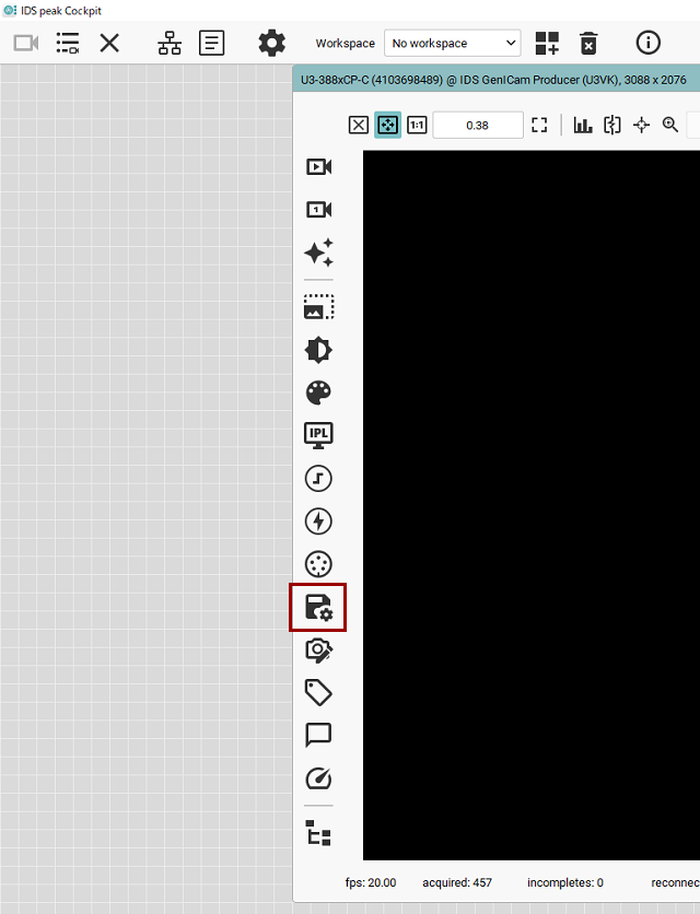 設定したパラメーターでカメラ起動する方法2