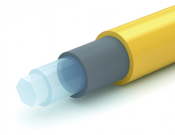 矩形石英コア 光ファイバー Optran UVNCC / WFNCC